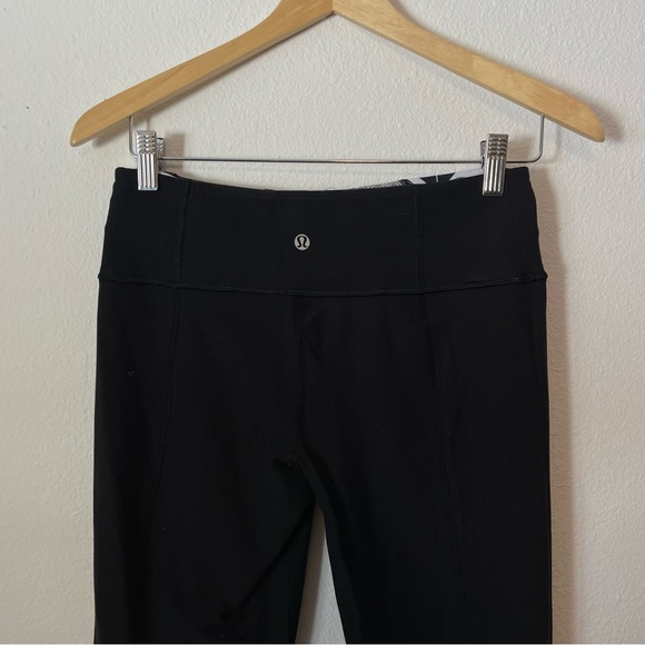 Lululemon Black Flare Yoga Pants Leggings - Picture 2 of 5